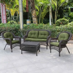 Плетеный комплект для отдыха LV-520BG Brown/Green в Уфе - ufa.mebel24.online | фото 2