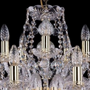 Подвесная люстра Bohemia Ivele Crystal 1411 1411/10+5/240/G/Balls в Уфе - ufa.mebel24.online | фото 4