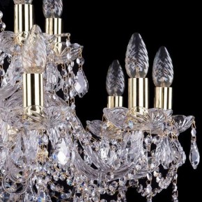 Подвесная люстра Bohemia Ivele Crystal 1411 1411/10+5/240/G/Leafs в Уфе - ufa.mebel24.online | фото 2