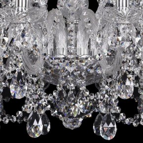 Подвесная люстра Bohemia Ivele Crystal 1411 1411/12+6/300/Ni в Уфе - ufa.mebel24.online | фото 3