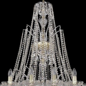 Подвесная люстра Bohemia Ivele Crystal 1411 1411/20/400/XL-120/G в Уфе - ufa.mebel24.online | фото 4