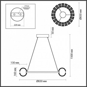 Подвесная люстра Odeon Light Mirage 5030/128L в Уфе - ufa.mebel24.online | фото 5