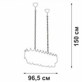 Подвесная люстра Vitaluce V5813 V5813-8/11 в Уфе - ufa.mebel24.online | фото 4
