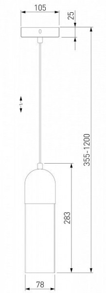 Подвесной светильник Eurosvet Airon 50180/1 янтарный в Уфе - ufa.mebel24.online | фото 2
