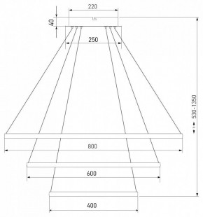 Подвесной светильник Eurosvet Collars 90264/3 белый в Уфе - ufa.mebel24.online | фото 8