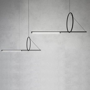 Подвесной светильник Imperiumloft Suspension Cercle Et Trait – Graphite Satine 40.1282-0 в Уфе - ufa.mebel24.online | фото 4