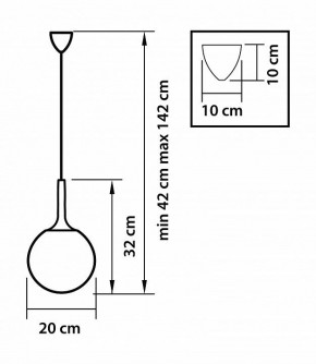 Подвесной светильник Lightstar Globo 813022 в Уфе - ufa.mebel24.online | фото 3