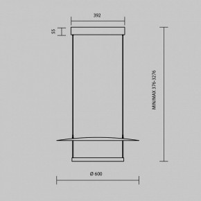 Подвесной светильник Maytoni Ambience MOD280PL-L30B3K1 в Уфе - ufa.mebel24.online | фото 4