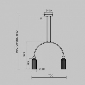 Подвесной светильник Maytoni Antic MOD302PL-02W в Уфе - ufa.mebel24.online | фото 3