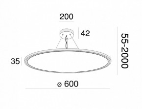 Подвесной светильник Maytoni Cosmos MOD057PL-L54W4K в Уфе - ufa.mebel24.online | фото 4