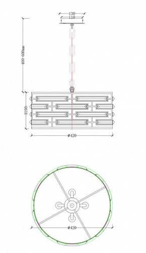 Подвесной светильник Maytoni Frontera MOD067PL-04CH в Уфе - ufa.mebel24.online | фото 4