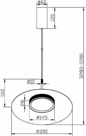 Подвесной светильник Maytoni Halo MOD041PL-L15B3K1 в Уфе - ufa.mebel24.online | фото 5