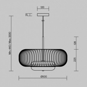 Подвесной светильник Maytoni Levitation MOD376PL-L30G3K в Уфе - ufa.mebel24.online | фото 5