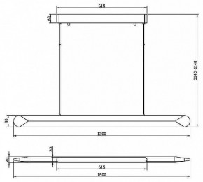 Подвесной светильник Maytoni Motion MOD276PL-L40W3K в Уфе - ufa.mebel24.online | фото 4