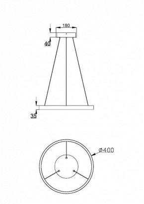 Подвесной светильник Maytoni Rim MOD058PL-L32BSK в Уфе - ufa.mebel24.online | фото 3