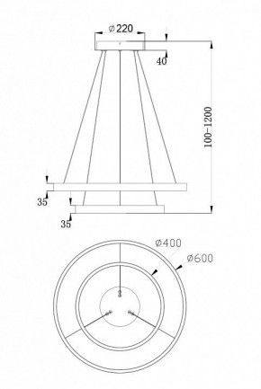 Подвесной светильник Maytoni Rim MOD058PL-L55W4K в Уфе - ufa.mebel24.online | фото 7