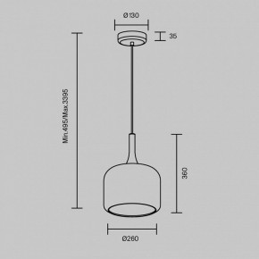 Подвесной светильник Maytoni Spirito MOD286PL-L18B3K в Уфе - ufa.mebel24.online | фото 10