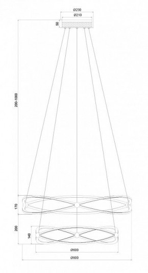 Подвесной светильник Maytoni Weave MOD062PL-L103CH3K в Уфе - ufa.mebel24.online | фото 9