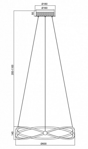 Подвесной светильник Maytoni Weave MOD062PL-L45CH3K в Уфе - ufa.mebel24.online | фото 5