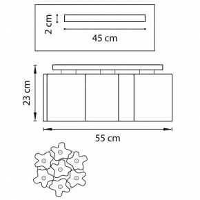 Потолочная люстра Lightstar Nubi 802073 в Уфе - ufa.mebel24.online | фото 2