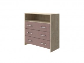 PROxSON Комод Varna (ЛДСП Бунратти+ткань Бунратти/Ultra Горячий шоколад) 90x40 в Уфе - ufa.mebel24.online | фото