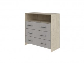 PROxSON Комод Varna (ЛДСП+ткань Бунратти/Savana Milk (молочный)) 90x40 в Уфе - ufa.mebel24.online | фото