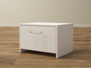 PROxSON Тумба Varna (ЛДСП Белая+экокожа Белый/Белый) 51x40 в Уфе - ufa.mebel24.online | фото