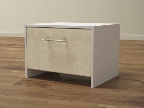 PROxSON Тумба Varna (ЛДСП Белая+ткань Белый/Savana Milk (молочный)) 51x40 в Уфе - ufa.mebel24.online | фото