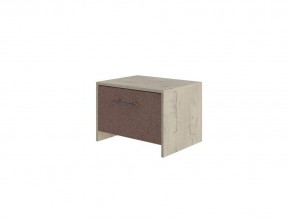PROxSON Тумба Varna (ЛДСП+ткань Бунратти/Tesla Брауни) 51x40 в Уфе - ufa.mebel24.online | фото