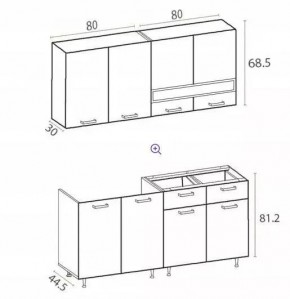 РИО-2 ЛДСП Кухонный гарнитур 1,6 м в Уфе - ufa.mebel24.online | фото 7