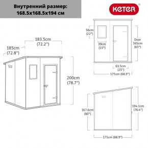 Сарай Манор Пентхаус 6x6 (MANOR PENT 6x6) в Уфе - ufa.mebel24.online | фото 3