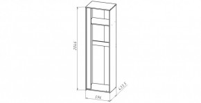 ЛИНДА-2 Шкаф 1-о дверный для одежды (ЛНД.02) в Уфе - ufa.mebel24.online | фото 2