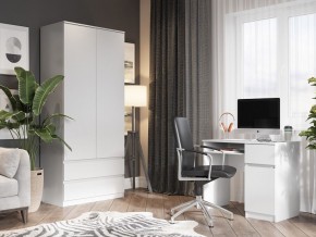 Шкаф 2-ств. с 2 ящиками "Бьянко" в Уфе - ufa.mebel24.online | фото 4