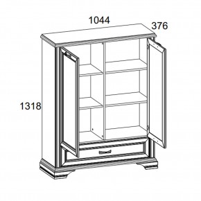 Шкаф 2D1SL, MONAKO, цвет Сосна винтаж/дуб анкона в Уфе - ufa.mebel24.online | фото 3