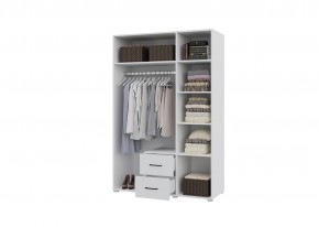 Шкаф 3-х створчатый с ящиками VICTOR (Белый-Бетон) в Уфе - ufa.mebel24.online | фото 2