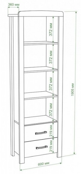 Шкаф для белья Бартоло ВТД-ГФ в Уфе - ufa.mebel24.online | фото 2