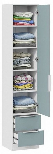 Шкаф для белья Марли в Уфе - ufa.mebel24.online | фото 2