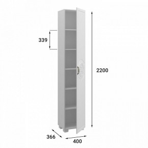 Шкаф для белья Монблан МБ-22К в Уфе - ufa.mebel24.online | фото 5