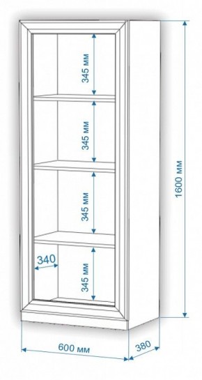 Шкаф для белья Нобиле ВтН-ФГД в Уфе - ufa.mebel24.online | фото 2