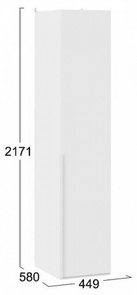 Шкаф для белья Порто СМ-393.07.001 в Уфе - ufa.mebel24.online | фото 4