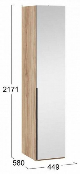 Шкаф для белья Порто СМ-393.07.002 в Уфе - ufa.mebel24.online | фото 4