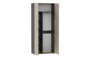 Шкаф для одежды НМ 040.42 "Санти" (Антрацит/Крафт Серый) в Уфе - ufa.mebel24.online | фото 2