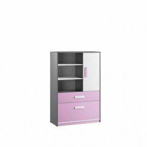 Шкаф книжный Кэнди КШ-2 Лаванда в Уфе - ufa.mebel24.online | фото