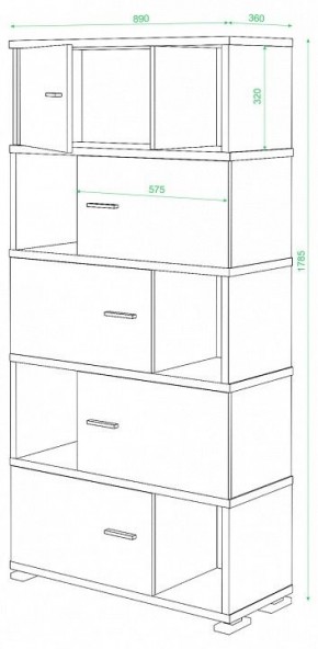 Шкаф комбинированный Домино СБ-30/5 в Уфе - ufa.mebel24.online | фото 2