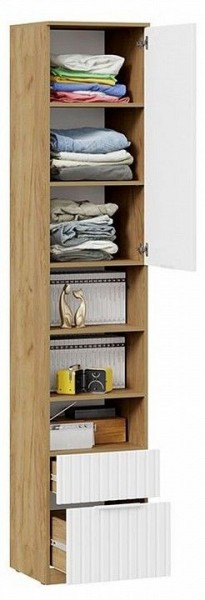 Шкаф комбинированный Хилтон Исп. 2 в Уфе - ufa.mebel24.online | фото 5