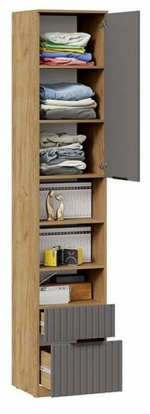 Шкаф комбинированный Хилтон Исп. 2 в Уфе - ufa.mebel24.online | фото 5