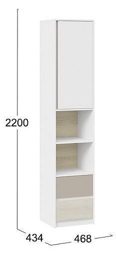 Шкаф комбинированный Сканди в Уфе - ufa.mebel24.online | фото 4