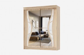 Шкаф-купе Бабочка 1.5 серия Альянс (дуб сонома) в Уфе - ufa.mebel24.online | фото