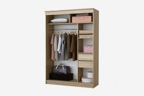 Шкаф-купе Бабочка 1.5 серия Альянс (дуб сонома) в Уфе - ufa.mebel24.online | фото 2
