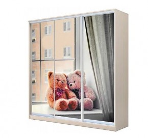 Шкаф-купе ХИТ 22-4-20-777 МИШКИ НА ОКНЕ в Уфе - ufa.mebel24.online | фото
